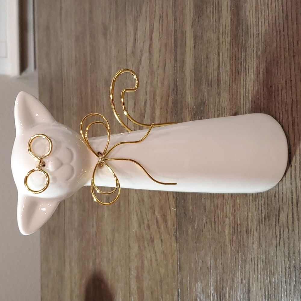 Sagebrook Home Cat w/Glasses Figurine